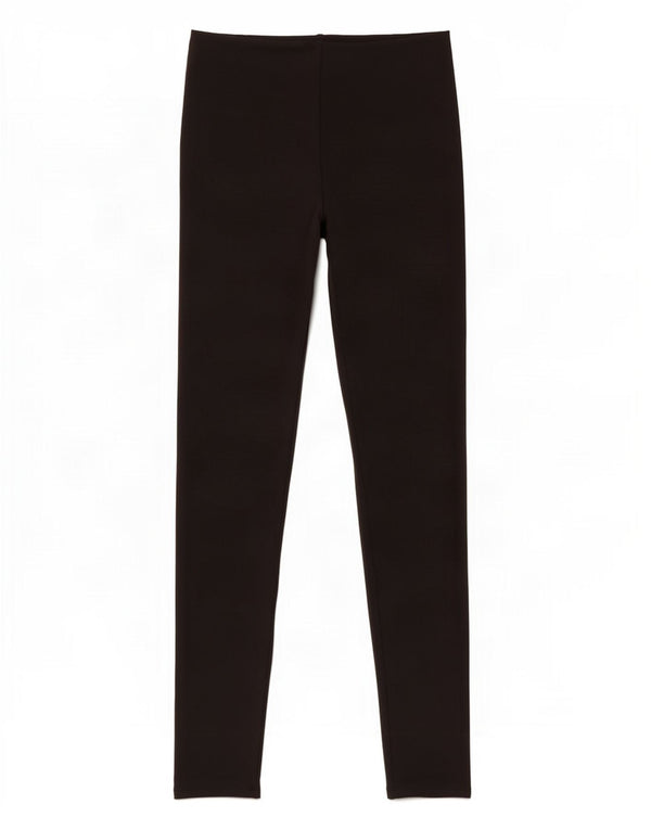 Zara Womens Leggings UK 8 Small Black Polyester