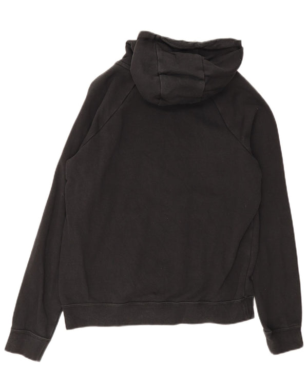 Nike Womens Loose Fit Hoodie Jumper UK 10 Small Black Cotton