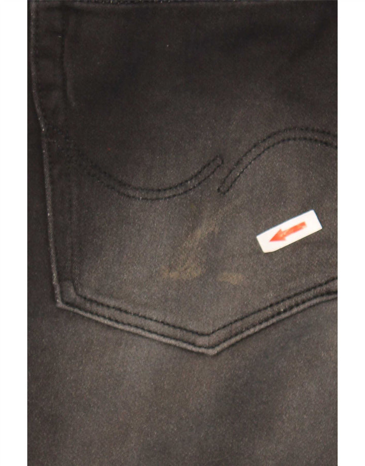 Jack & Jones Mens GLENN Slim Jeans W32 L34 Black Cotton