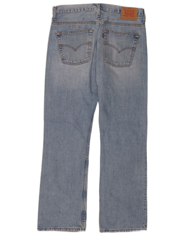 Levi's Mens 507 Bootcut Jeans W36 L34 Blue Cotton