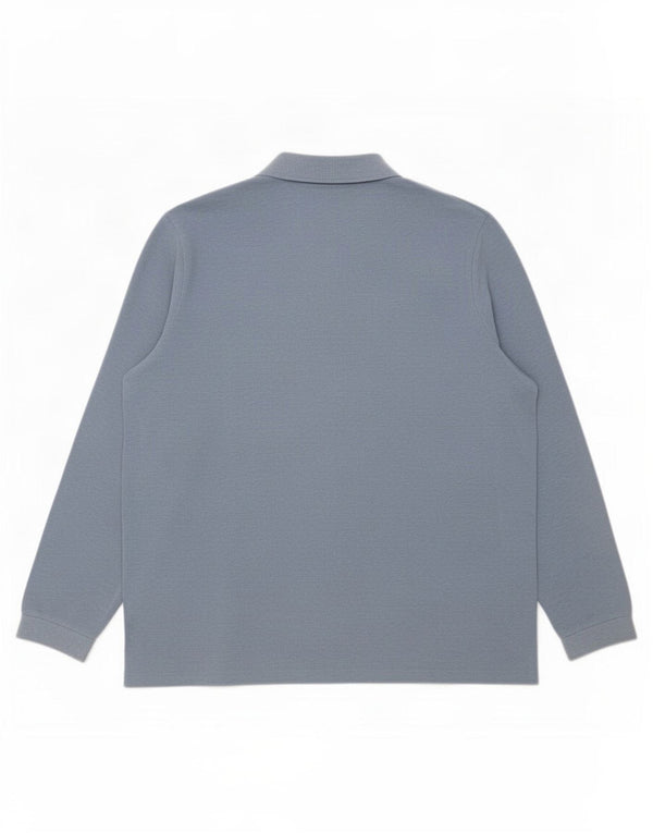 Lacoste Mens Long Sleeve Polo Shirt Size 8 3XL Blue