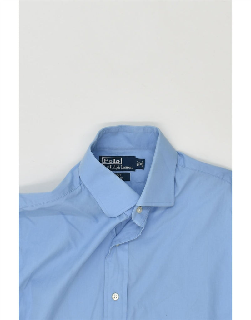 POLO RALPH LAUREN Mens Shirt Size 16 Large Blue Cotton | Vintage Polo Ralph Lauren | Thrift | Second-Hand Polo Ralph Lauren | Used Clothing | Messina Hembry 
