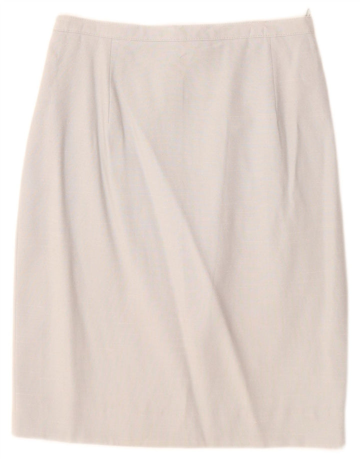 Vintage Womens Pencil Skirt W26 Small  Blue