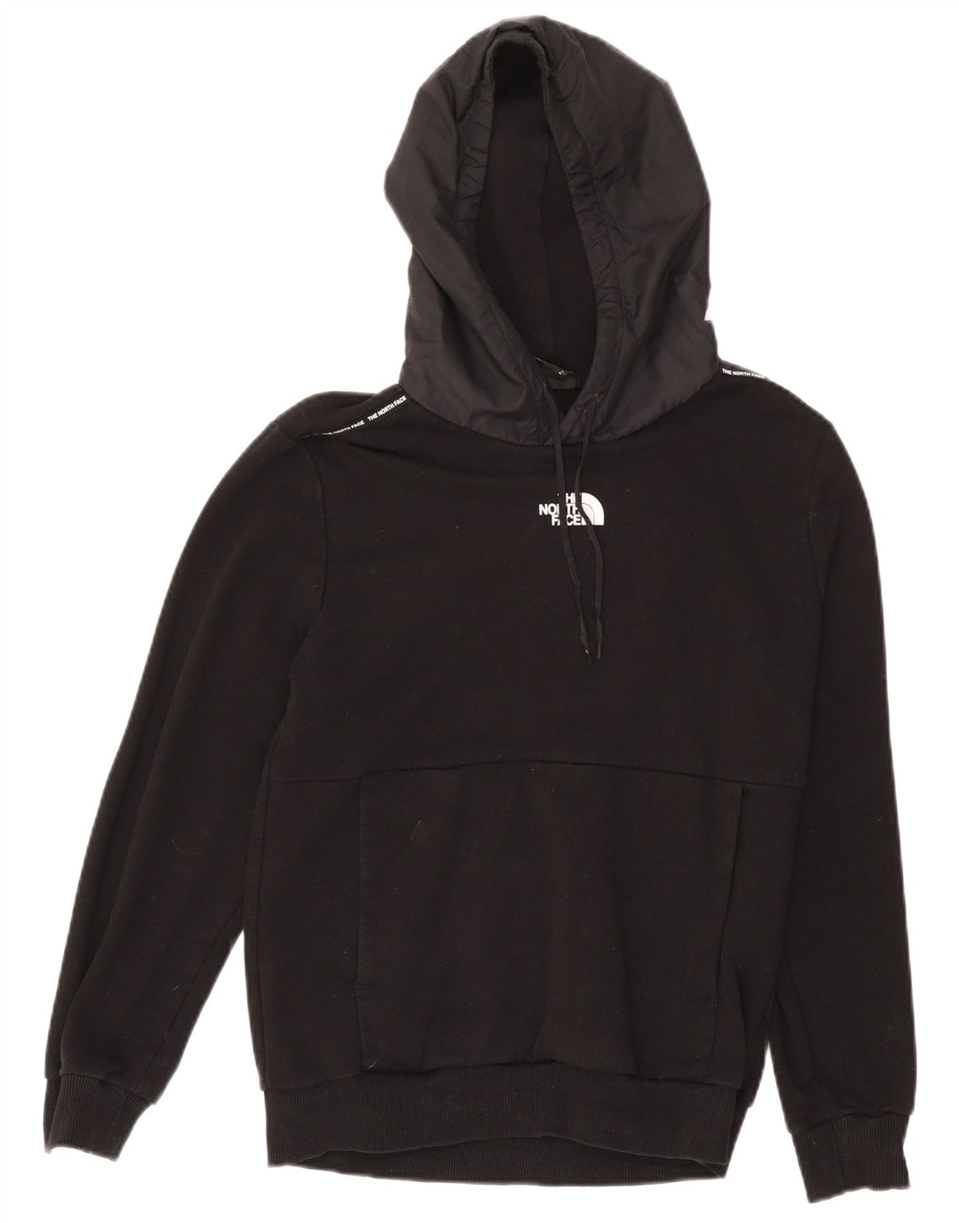 The North Face Mens Hoodie Jumper Medium Black Cotton