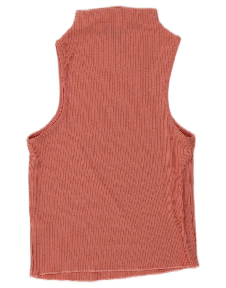Topshop Womens Vest Top UK 10 Small Pink