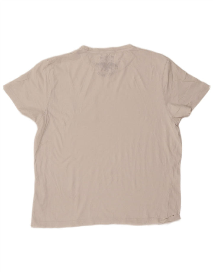 Marlboro Classics Mens T-Shirt Top Large White Cotton