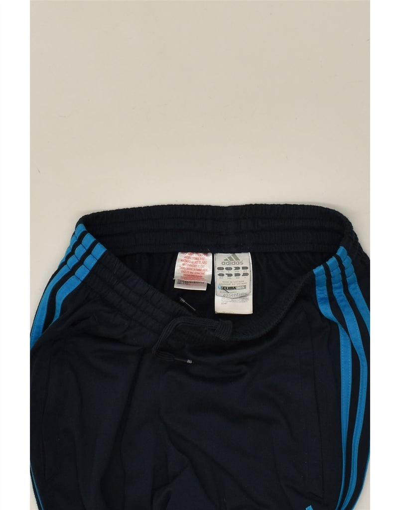 ADIDAS Boys Clima 365 Tracksuit Trousers 13-14 Years  Navy Blue Polyester | Vintage Adidas | Thrift | Second-Hand Adidas | Used Clothing | Messina Hembry 