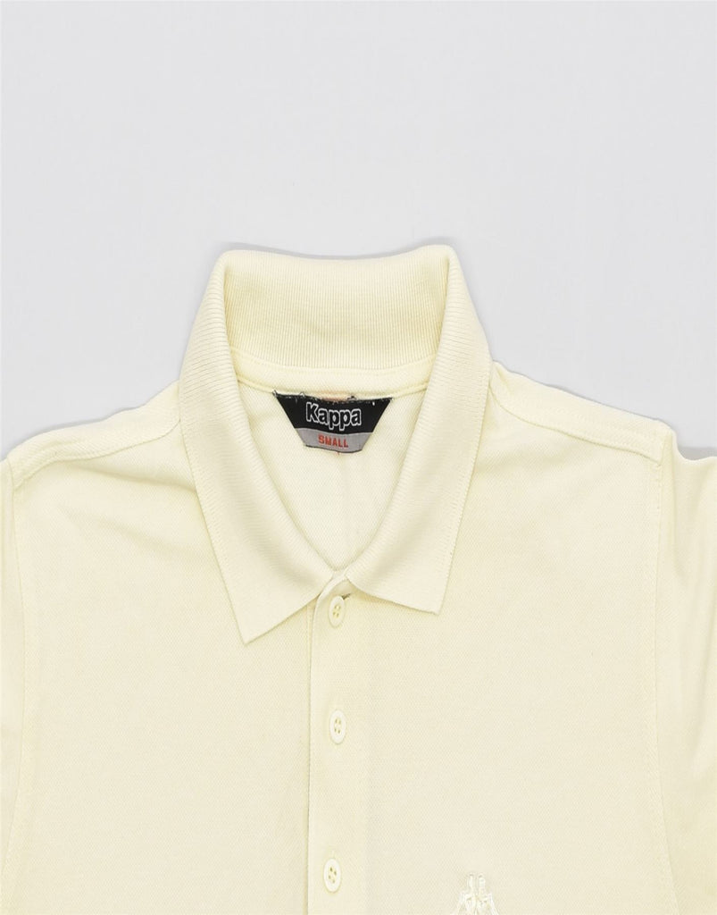 KAPPA Mens Polo Shirt Small Off White Cotton | Vintage | Thrift | Second-Hand | Used Clothing | Messina Hembry 