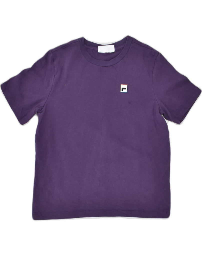 FILA Womens T-Shirt Top UK 8 Small Purple | Vintage | Thrift | Second-Hand | Used Clothing | Messina Hembry 