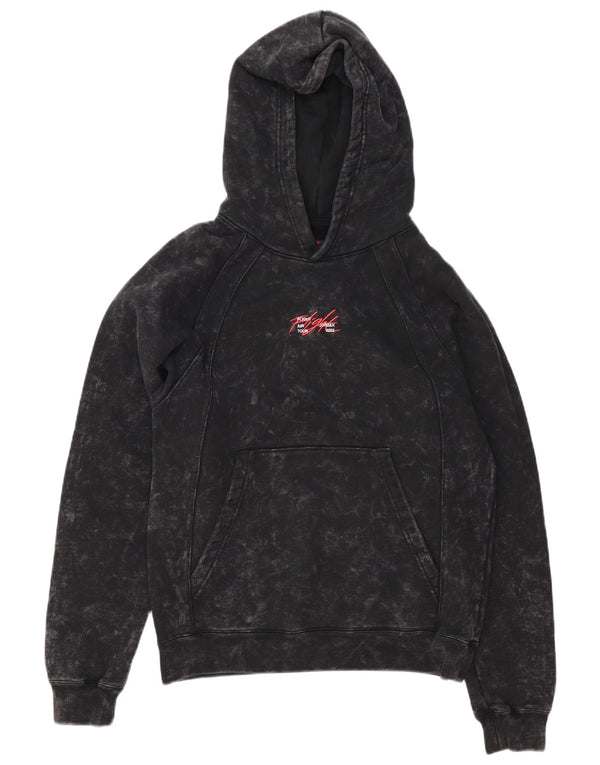 Jordan Mens Graphic Hoodie Jumper Small Black Tie Dye Cotton