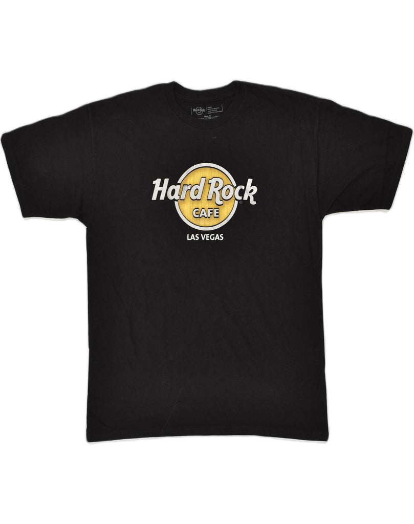 HARD ROCK CAFE Womens Las Vegas Graphic T-Shirt Top UK 16 Large Black | Vintage Hard Rock Cafe | Thrift | Second-Hand Hard Rock Cafe | Used Clothing | Messina Hembry 