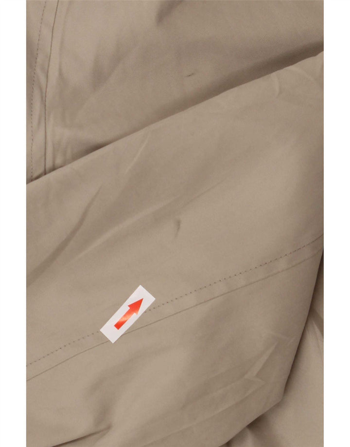 Marks & Spencer Mens Bomber Jacket UK 38 Medium Beige Polyester