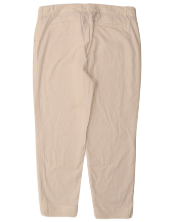 Marks & Spencer Womens Regular Chino Trousers UK 18 XL W36 L28 White