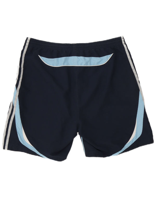 Adidas Mens Clima 365 Sport Shorts Large Navy Blue Colourblock Polyester