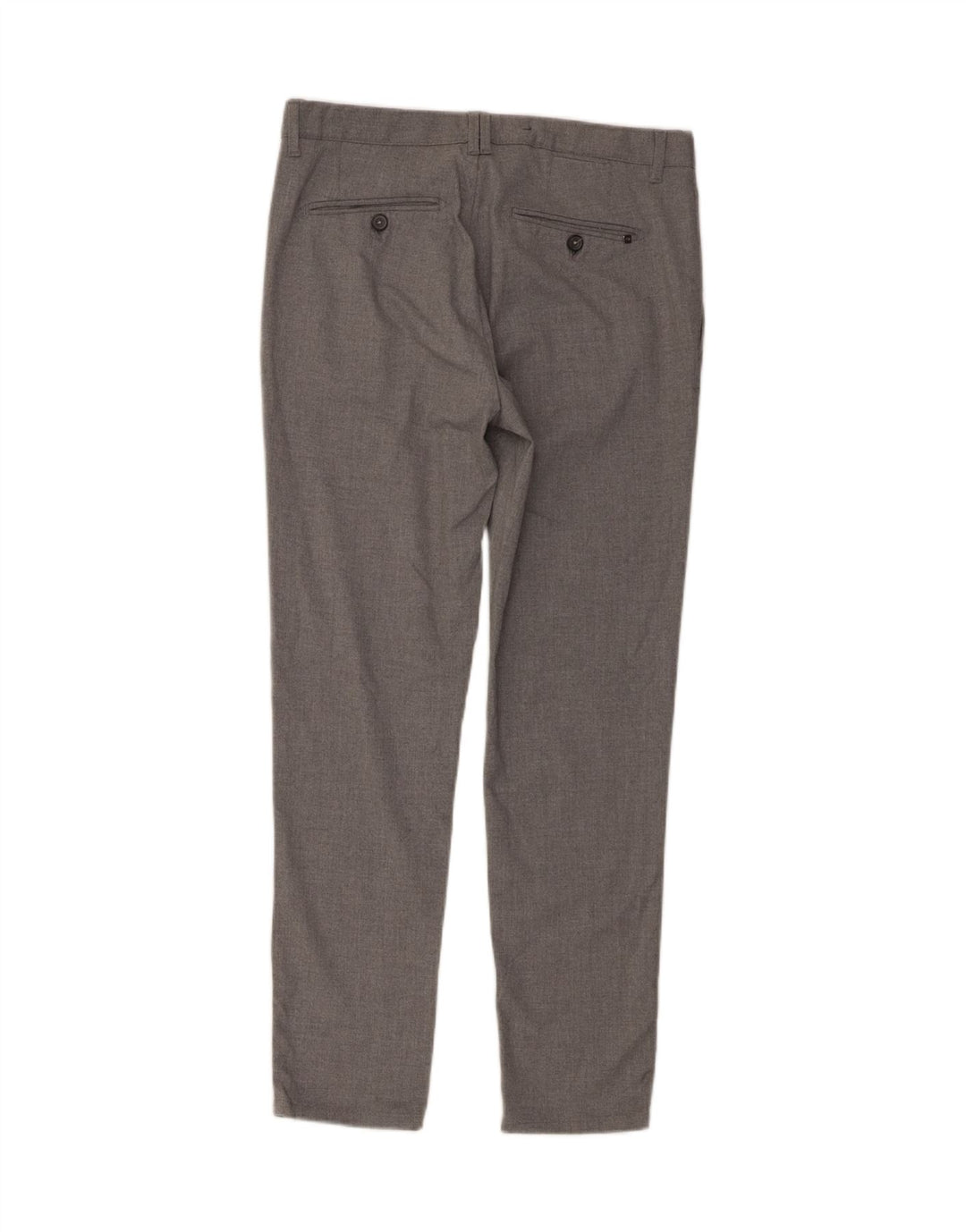 Zara Mens Slim Chino Trousers EU 40 Medium W31 L28 Grey