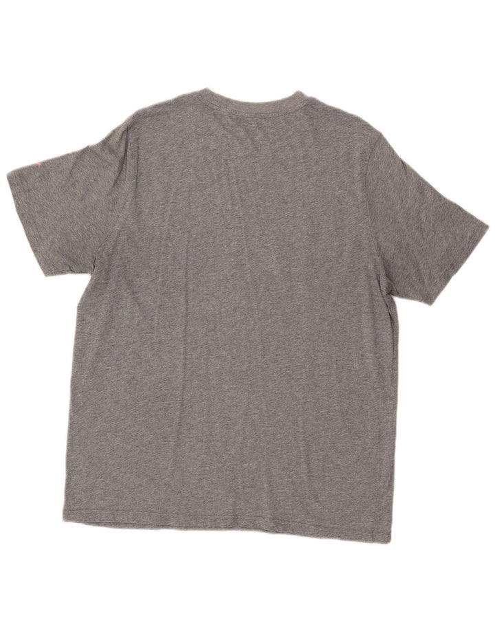 PUMA Mens Graphic T-Shirt Top Large Grey