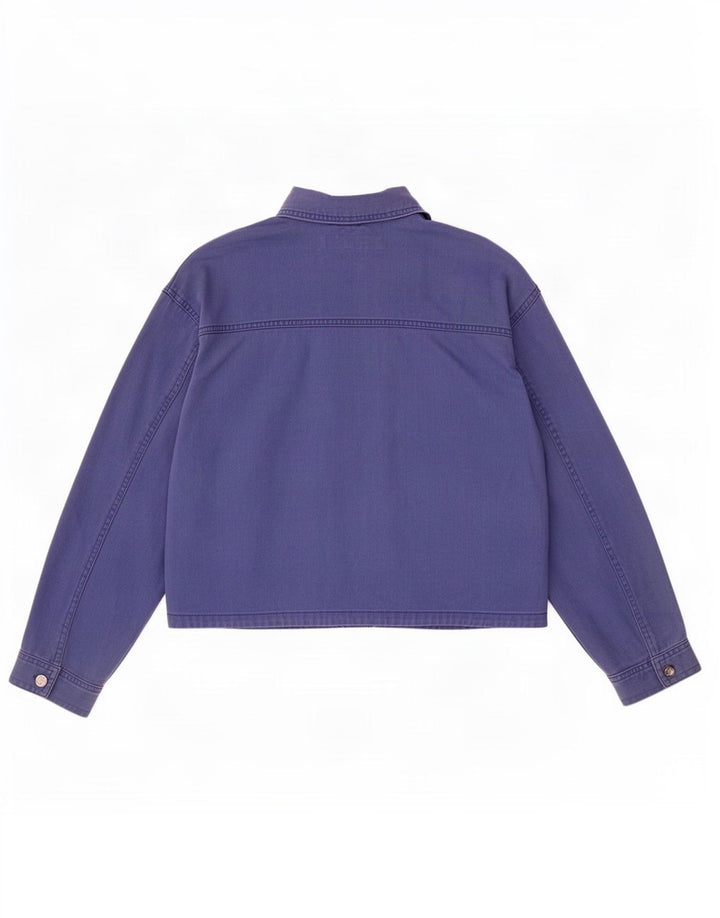 Zara Womens Oversized Denim Jacket UK 6 XS Blue