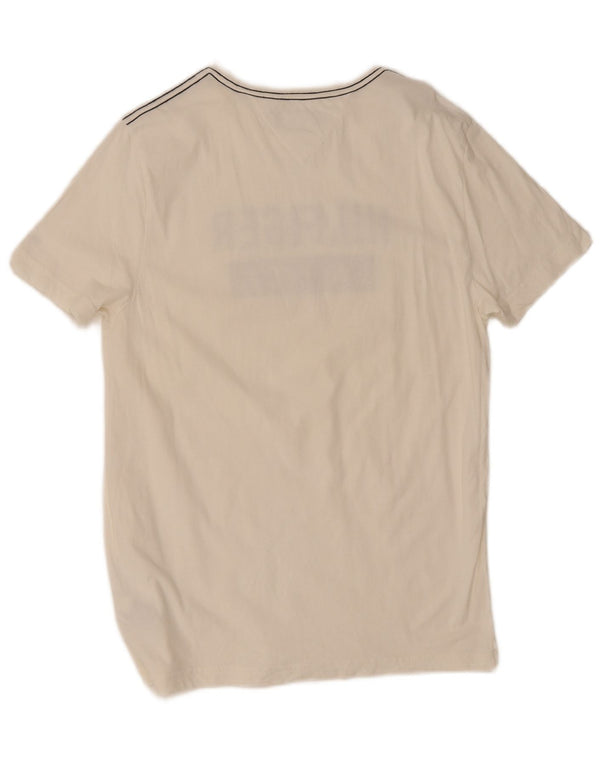 Tommy Hilfiger Mens Graphic T-Shirt Top Large White Cotton