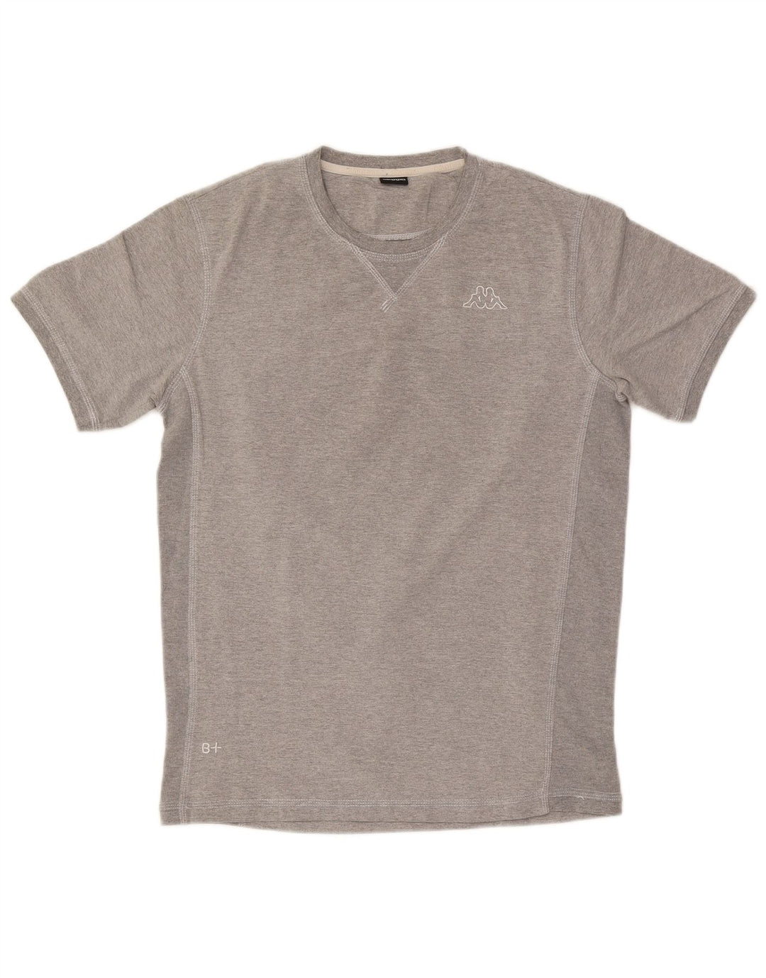Kappa Mens T-Shirt Top Large Grey Flecked