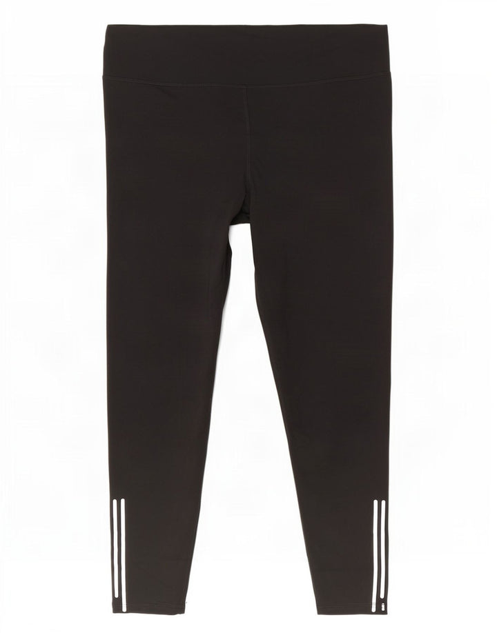 Marks & Spencer Womens Leggings UK 22 3XL Black Polyester