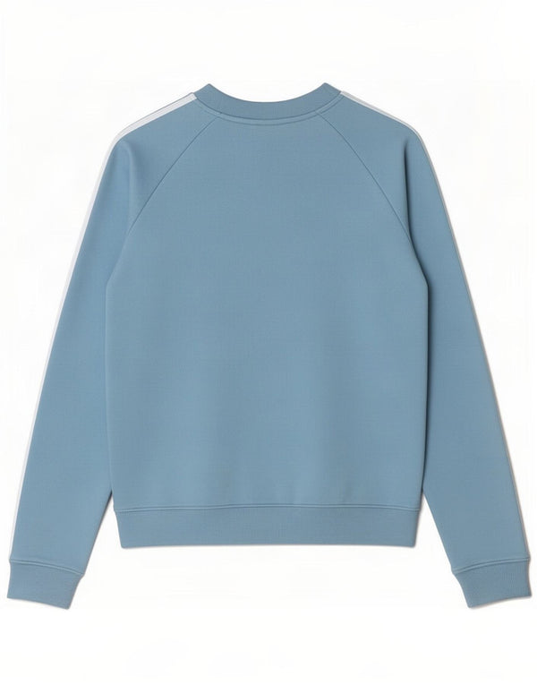 Adidas Womens Sweatshirt Jumper UK 8 Small Blue Cotton