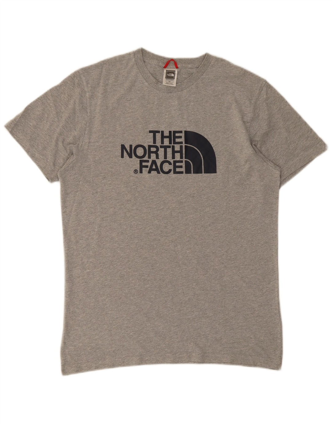 THE NORTH FACE Mens Graphic T-Shirt Top Small Grey Cotton