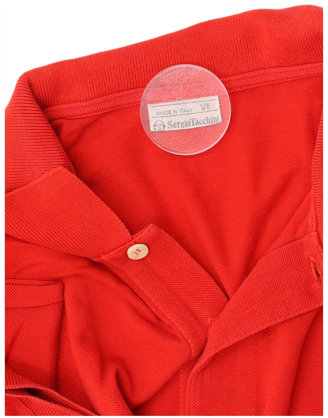 Sergio Tacchini Mens Polo Shirt Large Red
