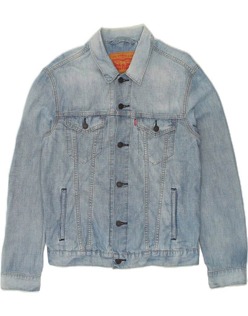 LEVI'S Mens Denim Jacket UK 38 Medium Blue Cotton | Vintage Levi's | Thrift | Second-Hand Levi's | Used Clothing | Messina Hembry 