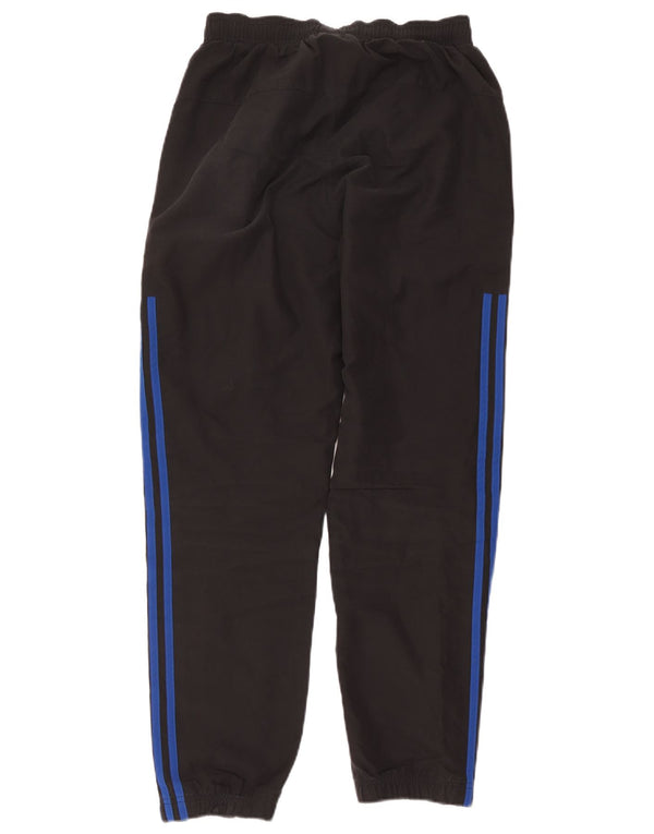 Adidas Womens Tracksuit Trousers Joggers Small Black Polyester