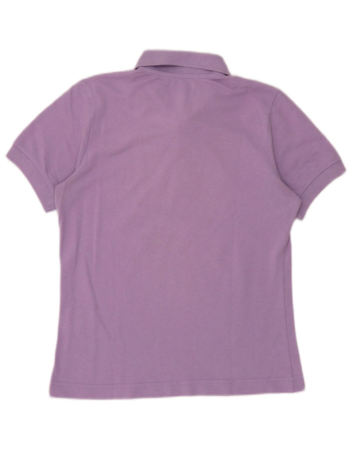 Kappa Womens Polo Shirt UK 12 Medium Purple Cotton