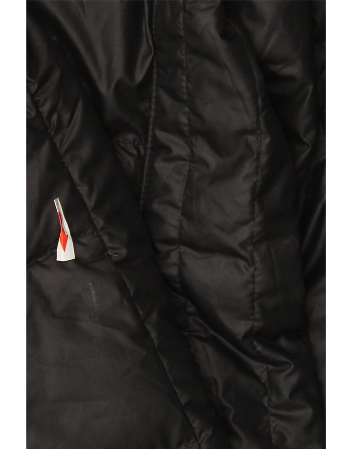 Nike Womens Padded Coat UK 6 XS Black Polyester