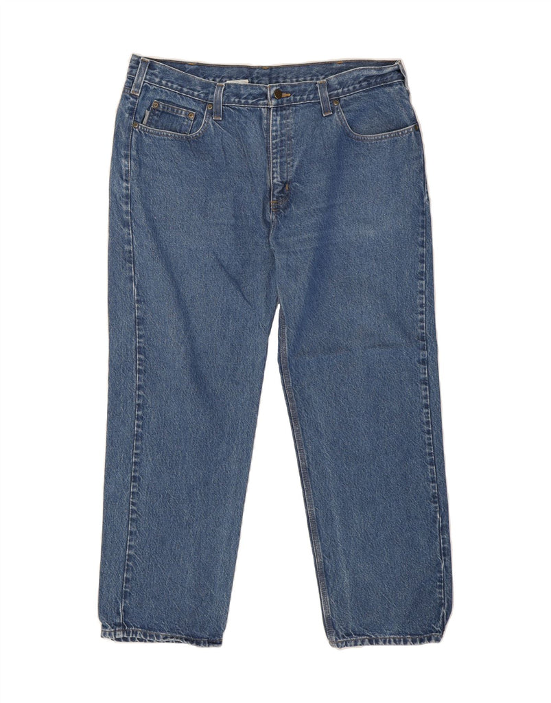 CARHARTT Mens Straight Jeans W40 L30 Blue Cotton Vintage Carhartt and Second-Hand Carhartt from Messina Hembry 