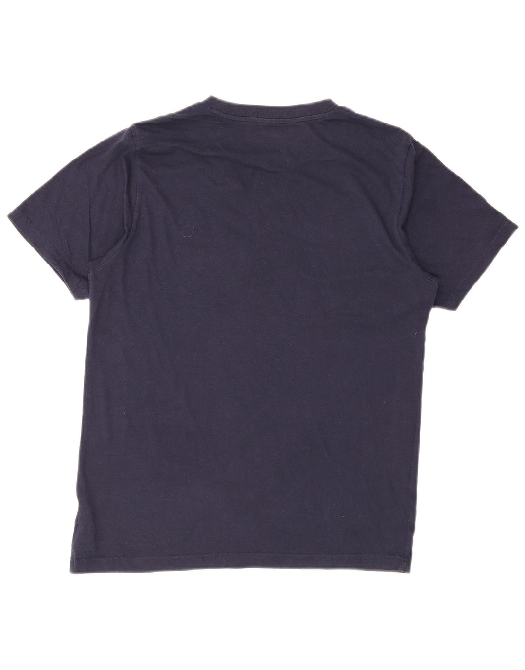 New Balance Mens Graphic T-Shirt Top Medium Navy Blue Cotton