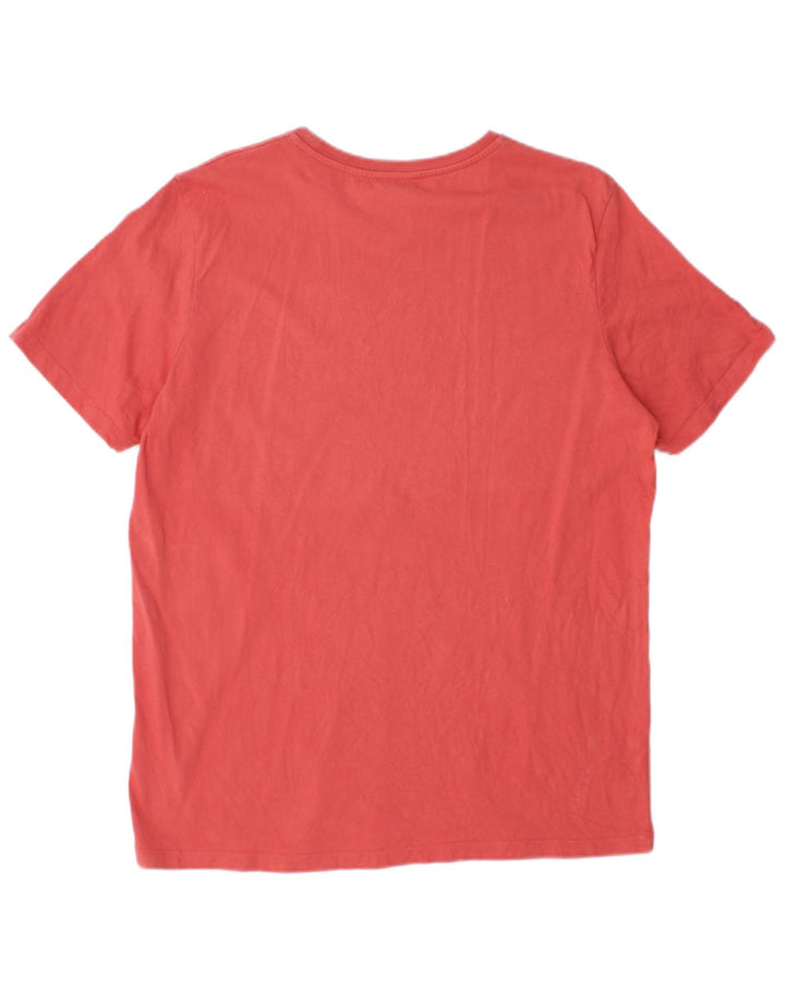 DONDUP Mens T-Shirt Top Medium Pink Cotton