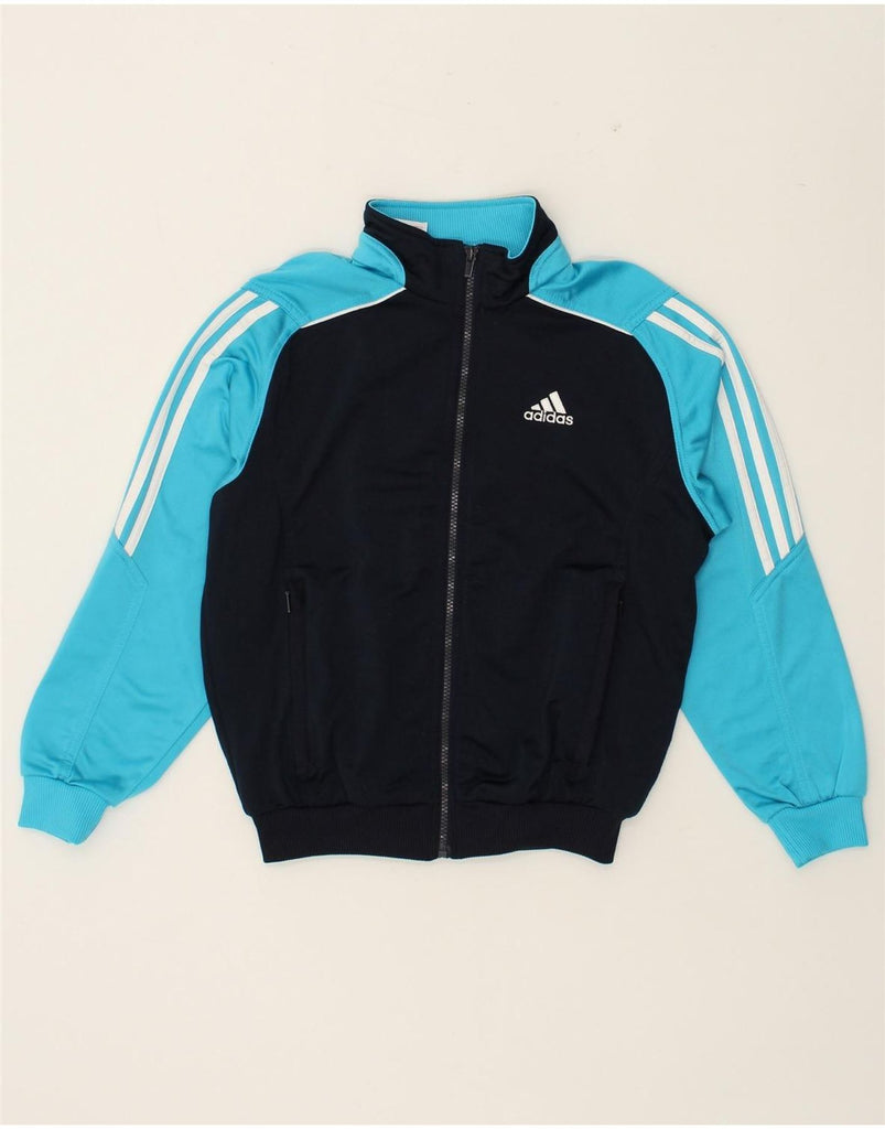 ADIDAS Boys Graphic Tracksuit Top Jacket 11-12 Years Large  Black | Vintage Adidas | Thrift | Second-Hand Adidas | Used Clothing | Messina Hembry 