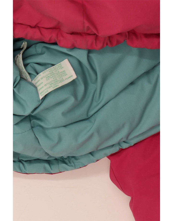Diadora Mens Padded Jacket UK 36 Small Pink Colourblock Polyester