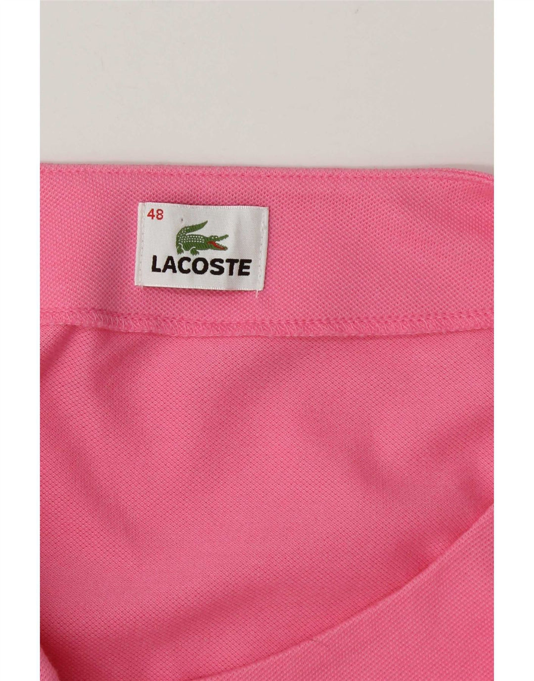 Lacoste Womens Sleeveless Basic Dress Size 48 XL Pink