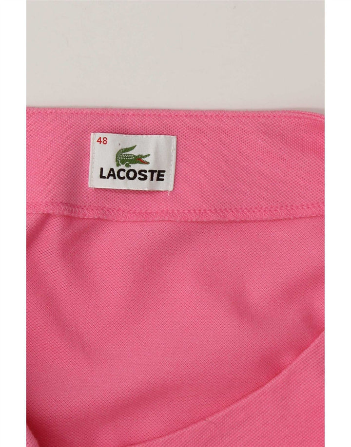 Lacoste Womens Sleeveless Basic Dress Size 48 XL Pink
