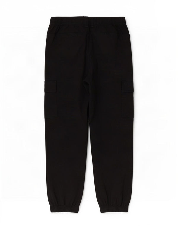 Marks & Spencer Mens Joggers Cargo Trousers XL W38 L30 Black Cotton