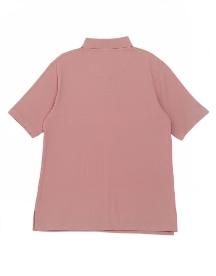 Timberland Mens Polo Shirt XL Pink Cotton