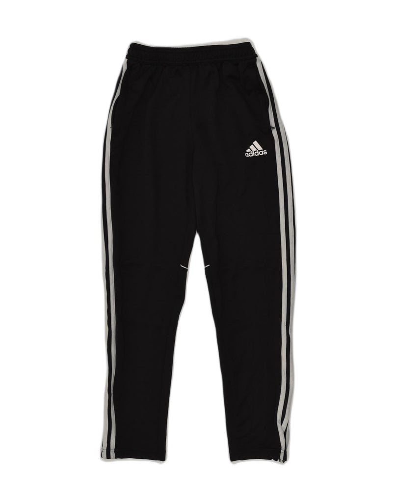 ADIDAS Womens Tracksuit Trousers UK 4 XS Black Polyester | Vintage Adidas | Thrift | Second-Hand Adidas | Used Clothing | Messina Hembry 