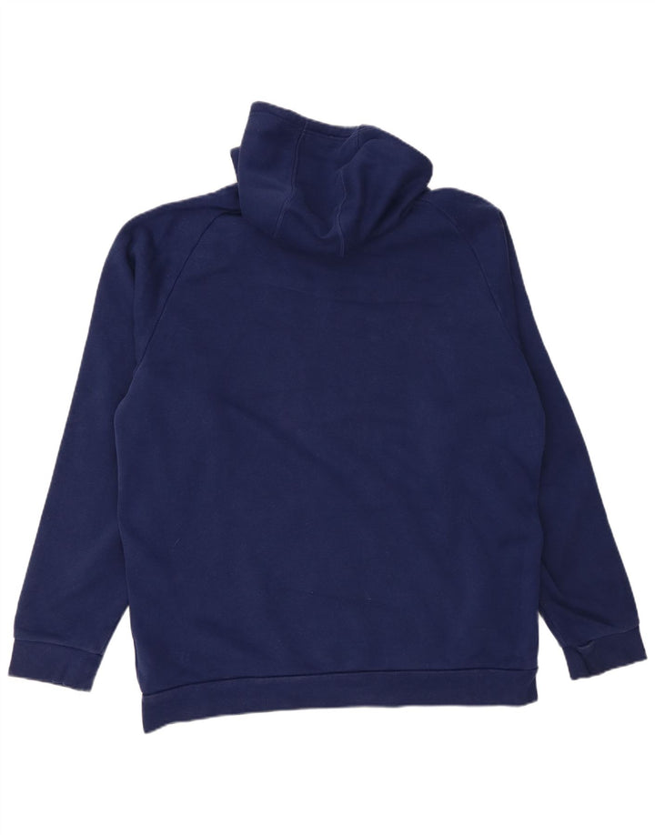 Adidas Mens Hoodie Jumper XL Blue Cotton