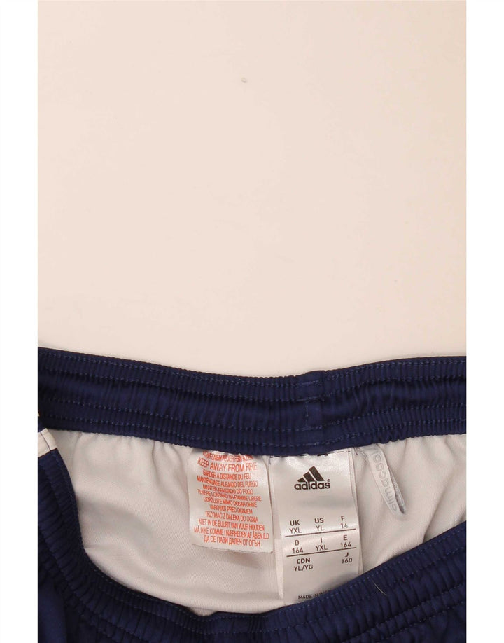 Adidas Boys Climacool Sport Shorts 13-14 Years XL Navy Blue Polyester