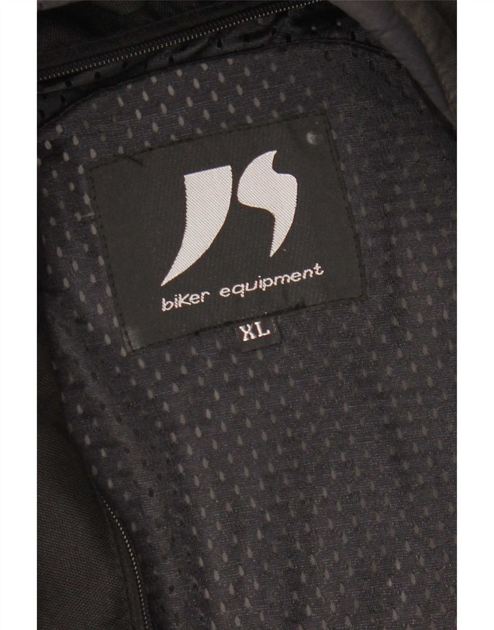 Scotchlite 3M Mens Racer Jacket UK 42 XL Black Polyester