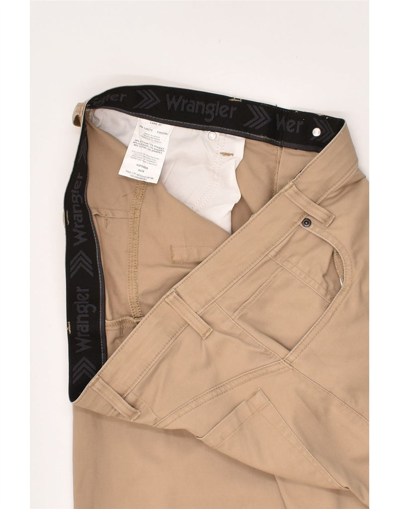 WRANGLER Mens Straight Casual Trousers W36 L29  Beige Cotton | Vintage Wrangler | Thrift | Second-Hand Wrangler | Used Clothing | Messina Hembry 