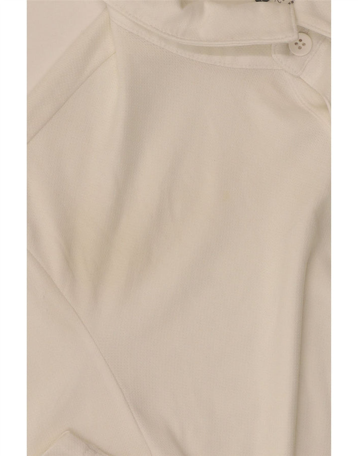 Adidas Mens Climalite Polo Shirt Large White Polyester