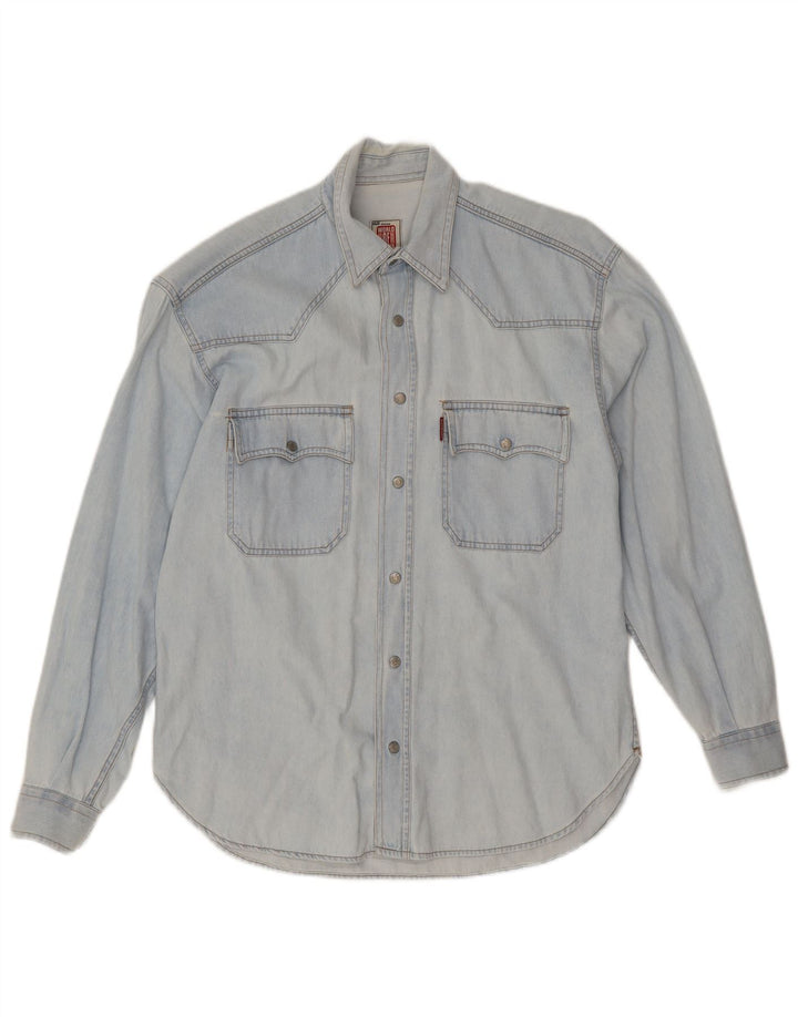 Casucci Mens Shirt Small Blue