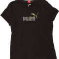 PUMA Womens Graphic T-Shirt Top UK 16 Large Black Vintage Puma and Second-Hand Puma from Messina Hembry 
