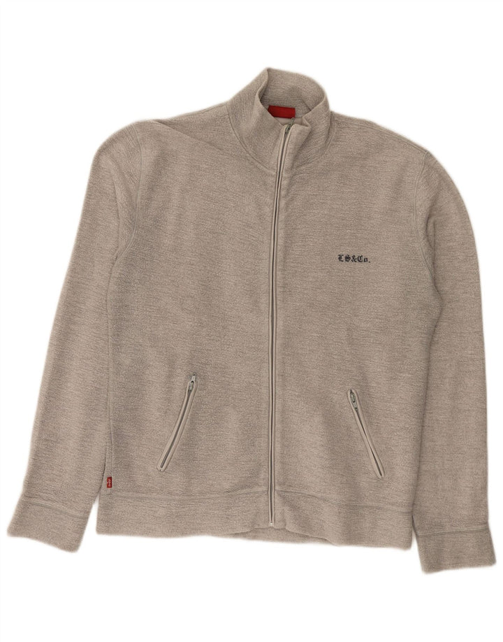 Levi's Mens Tracksuit Top Jacket Large Grey Cotton