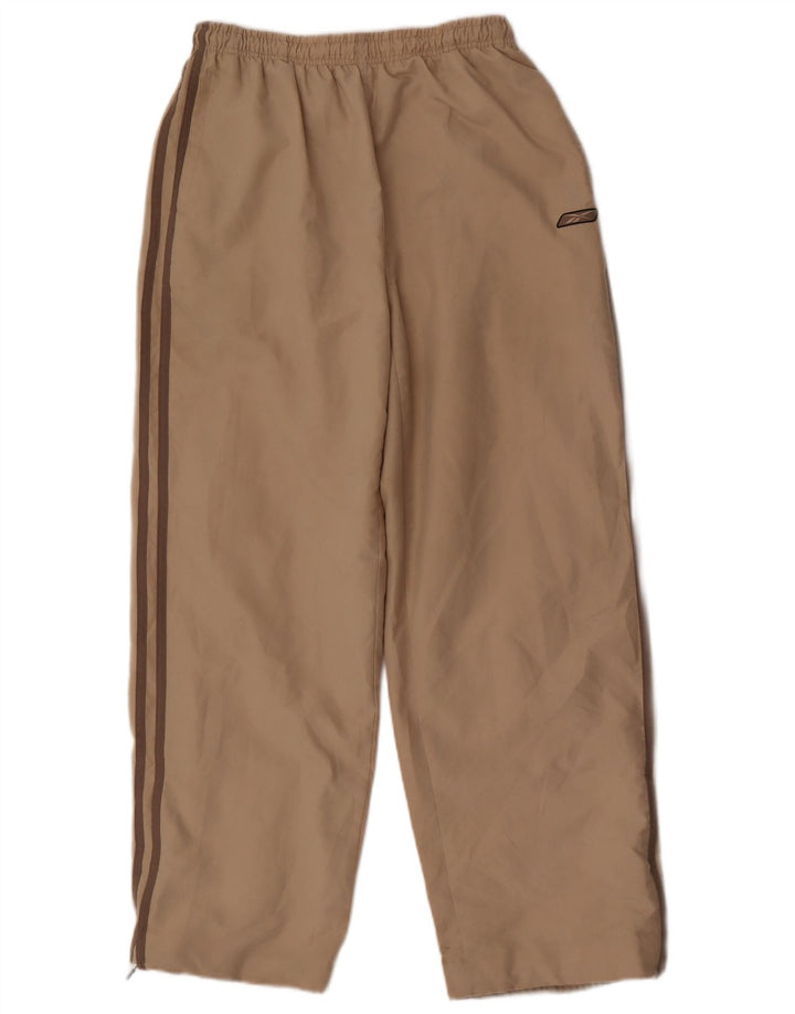 Reebok Mens Tracksuit Trousers Medium Beige Polyester
